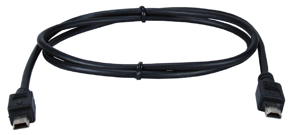 USB 2.0 480Mbps Mini A Male to Mini B Male-10'