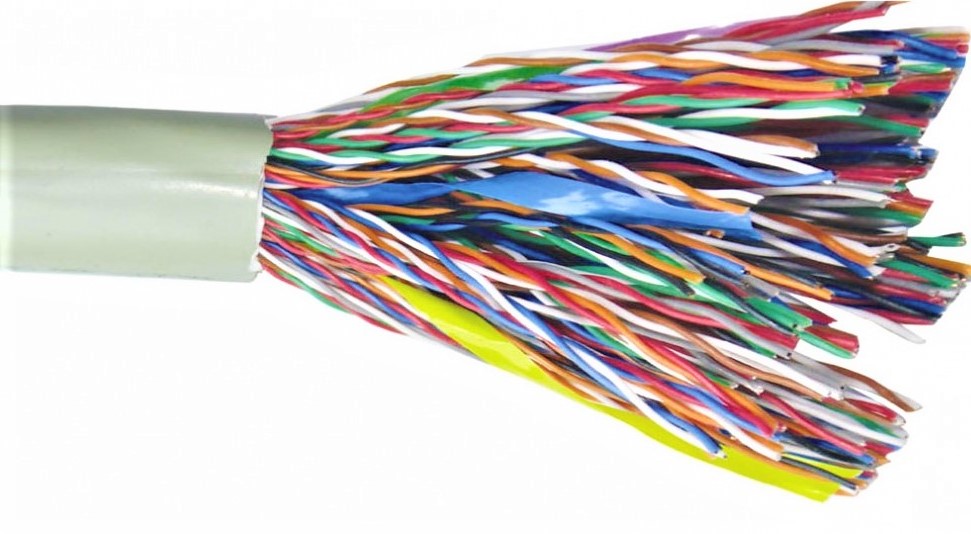 100 Pair CAT3 Solid UTP FT4/CMR/CL3 Bulk Cable - Grey