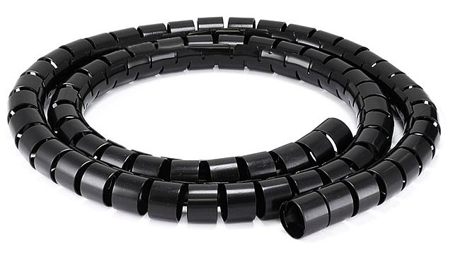 Cable Spiral Wrap Black UV Polyethylene