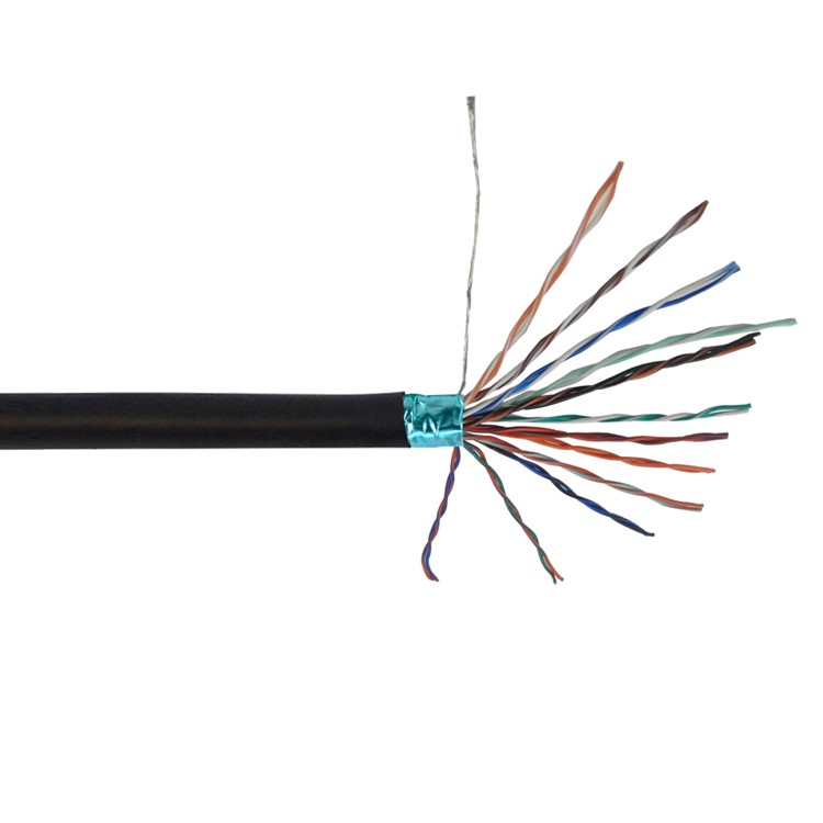 Câble 12.5 paires basse capacité 24AWG multibrins blindé CSA FT4 - noir