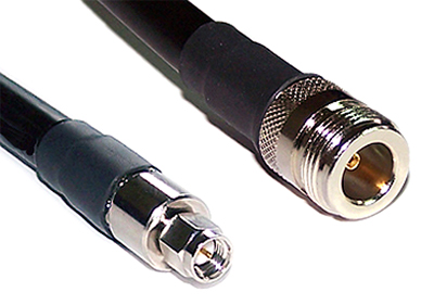 LLR-400 N-Type Female to SMA Male Low-Loss Cable