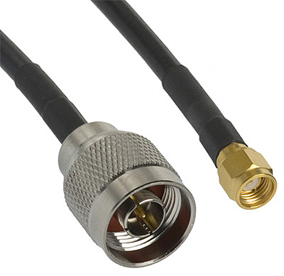 LMR-240 N-Type Male to SMA Male, Low-Loss Cable