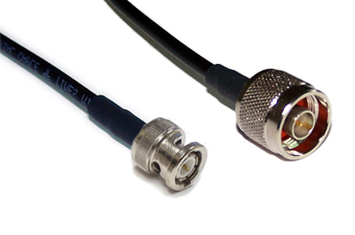 LMR-195 N-Type Male to BNC Male, RF Coax Antenna Cables
