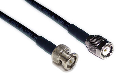 Câble LLR-195 TNC mâle vers BNC mâle