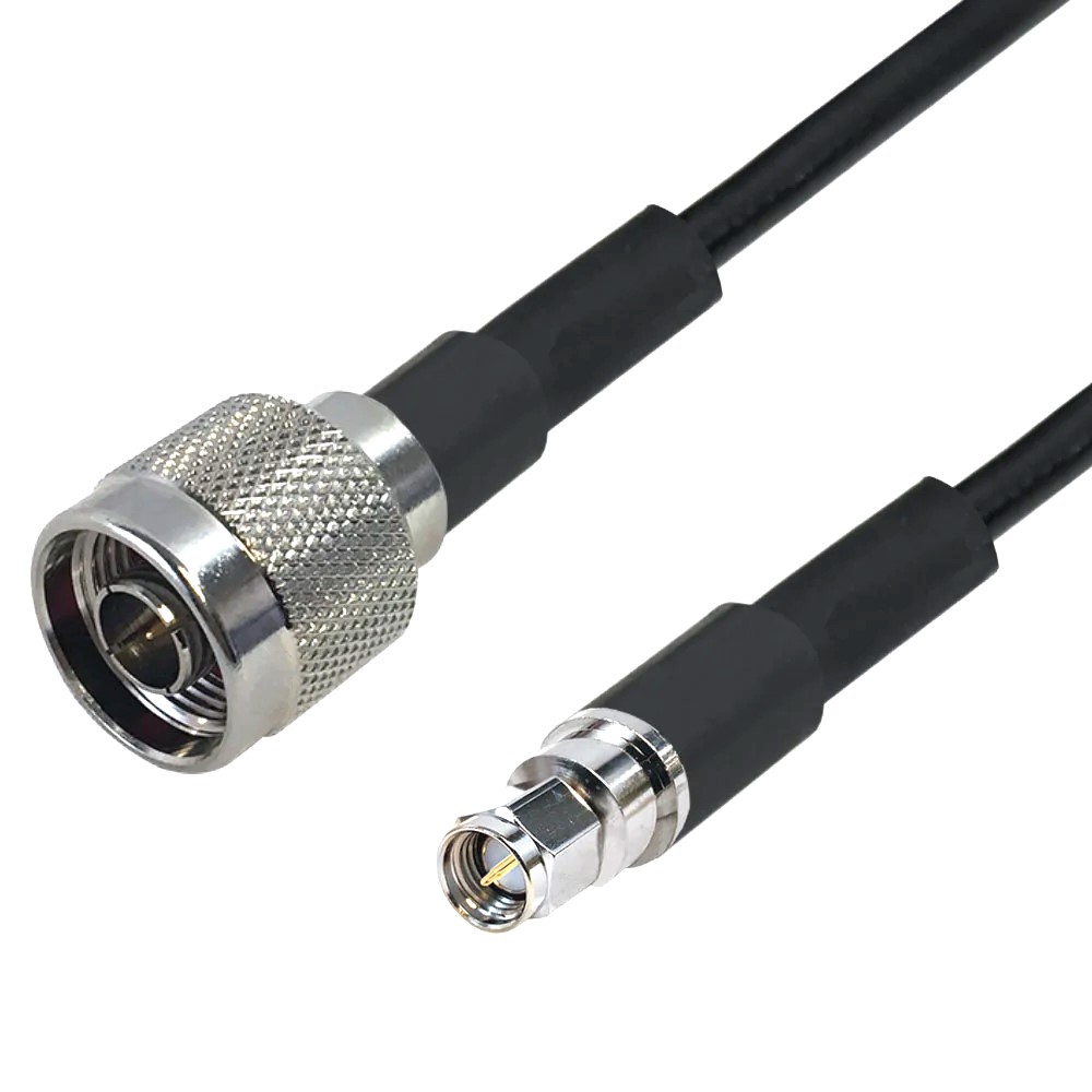 Câble LLR-400 ultra flexible type-N mâle vers SMA mâle