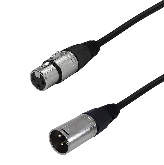 XLR 3 Male to Female Extention Mic Cables