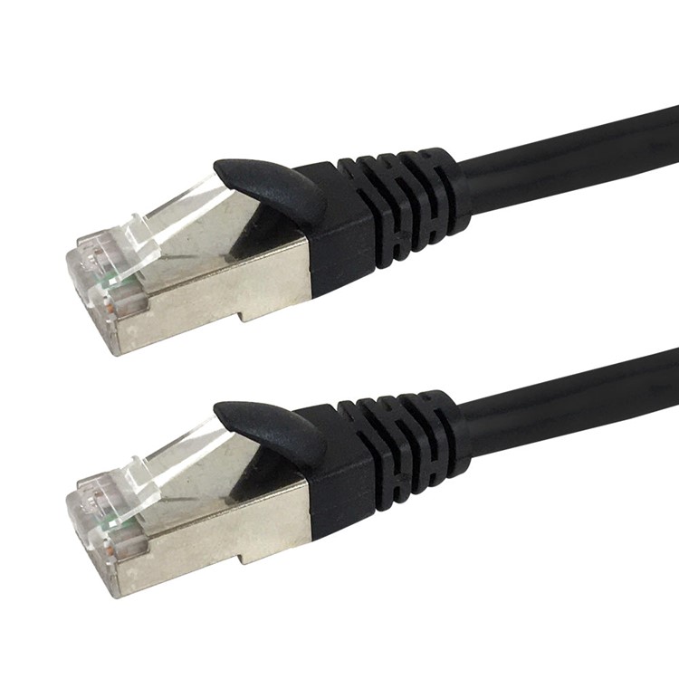 Cat5e Plenum STP Solid Shielded Patch Cable - CMP/FT6