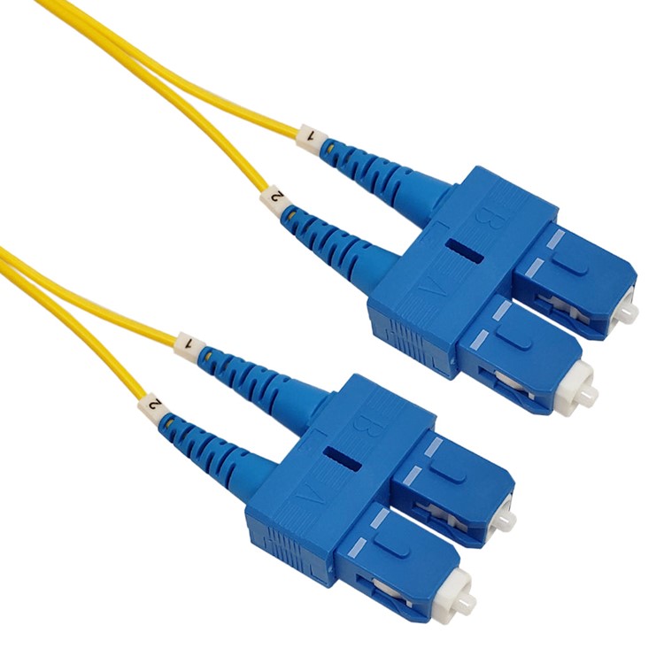 OS2 9µ Singlemode Duplex SC/SC OFNP Plenum Jacket