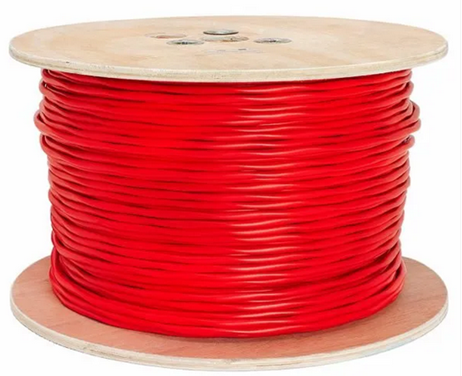 Fire Alarm Cable 14AWG/2C - FPLP/CMP Plenum Fire Rated - Red - 500ft - 1000ft