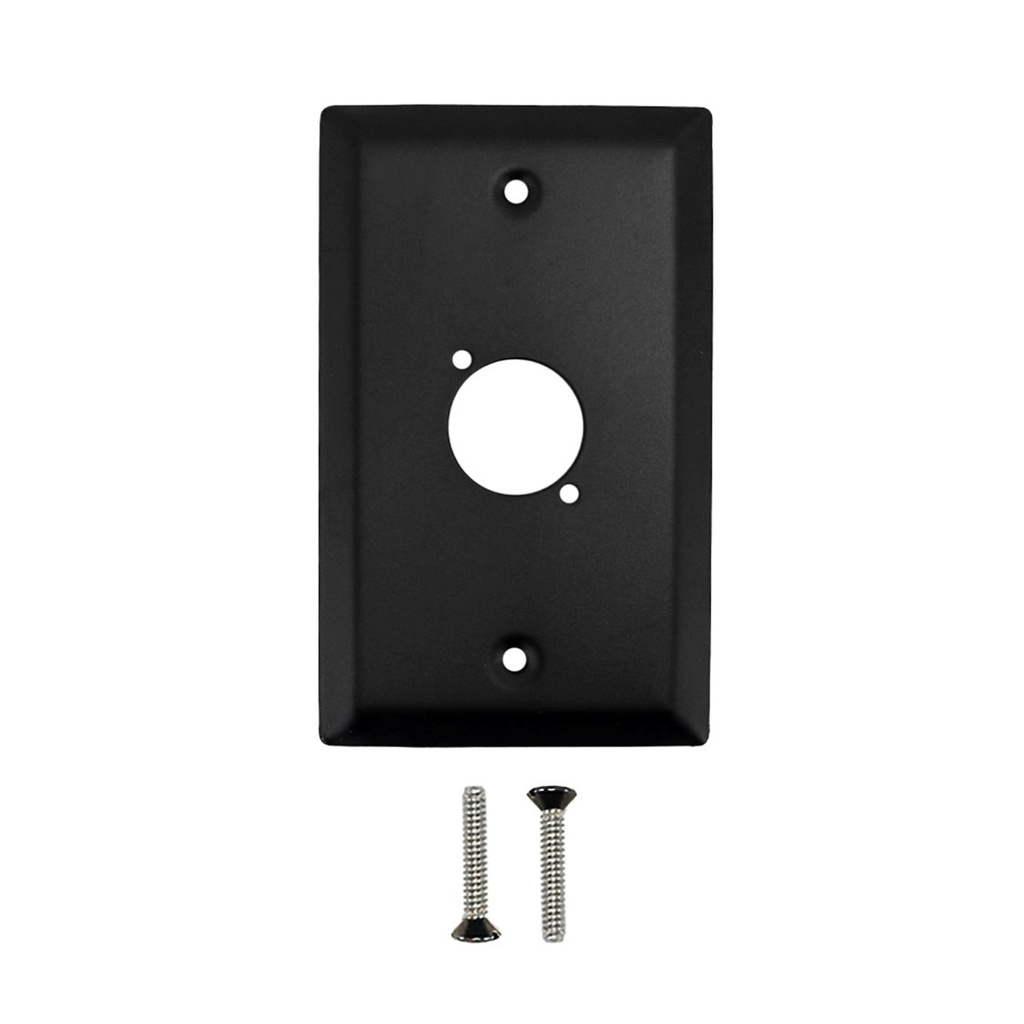XLR Stainless Steel Wall Plates - 1, 2, 4 Position