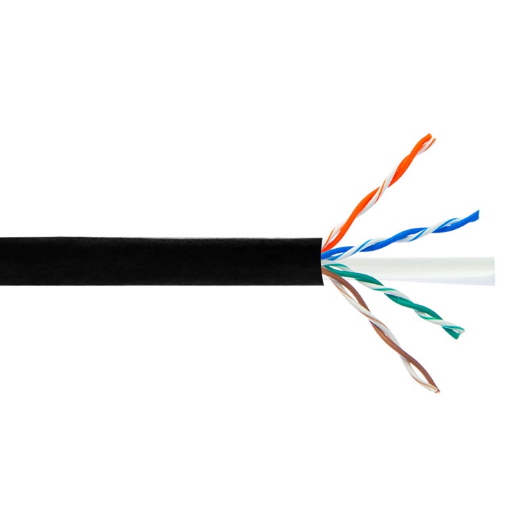 Câble UTP FT4/CMR CAT6A toronné 24 AWG, 4 paires 