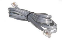 Câble téléphonique modulaire RJ11 croisé 6P4C - ARGENTÉ