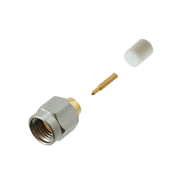 1050525-1, TE Connectivity, SMA Connector Plug, Male Pin 50 Ohms Free Hanging (In-Line) Solder 