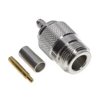 21-N-50-3-7/133NE  N Type Connector Jack, Female Socket 50 Ohms Free Hanging (In-Line) Crimp