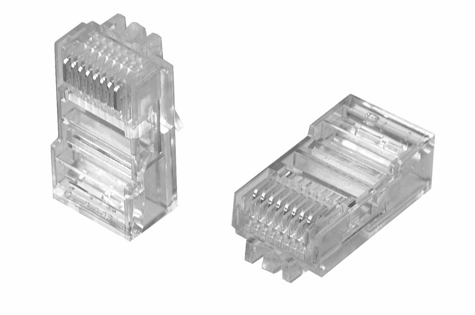 Commscope, 6-557315-3, Modular RJ45 Plug, Unshld, Round *COC Required* CAT5E