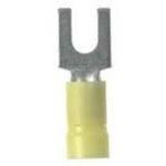 PV10-8F, #8 Fork Terminal, vinyl insulated, funnel entry, 14–10 AWG, Panduit