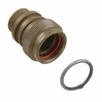 TXR41AB00-1208AI, Ruggedized, Backshell, .2 – 12.7 mm [.01 – .5 in] Cable Entry, Aluminum, Straight, 13 / C Shell Size, RAYCHEM TXR
