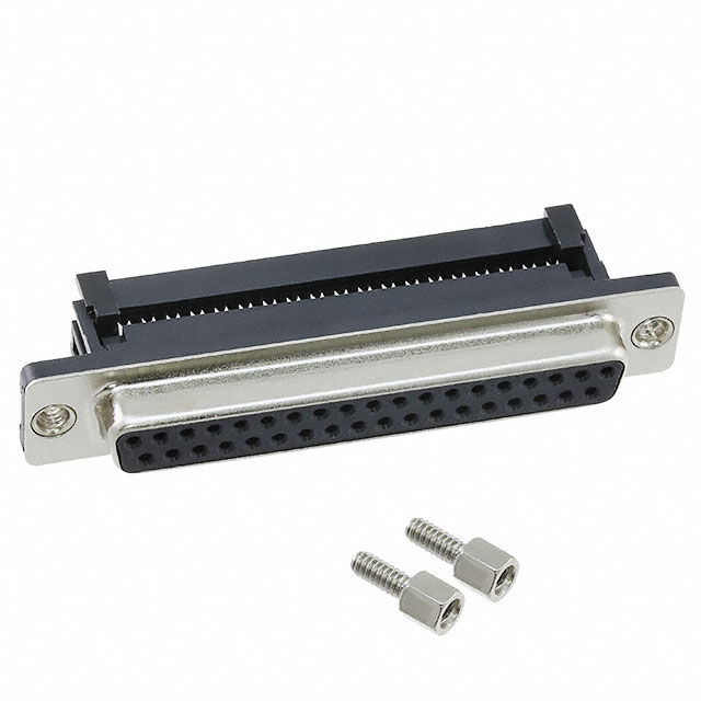 410F0-37-1-00, 37 Position D-Sub Receptacle, Female Sockets Connector