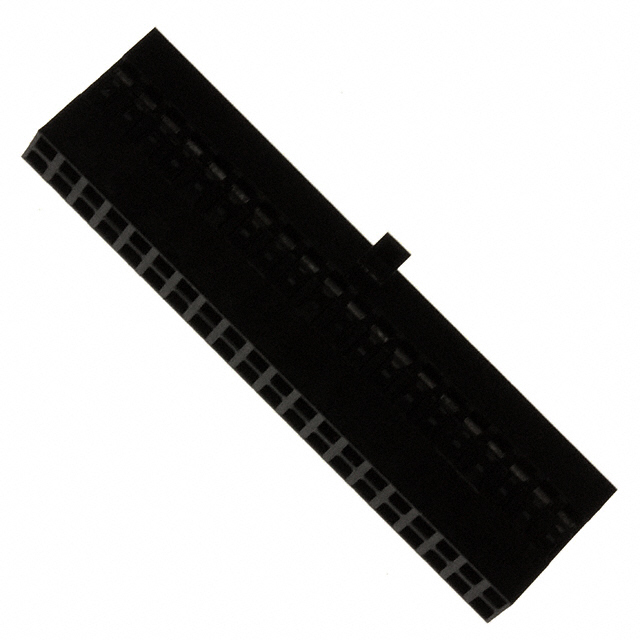 65846-024LF, Amphenol ICC (FCI), 40 Position Rectangular Housing Connector Receptacle Black 0.100" (2.54mm)