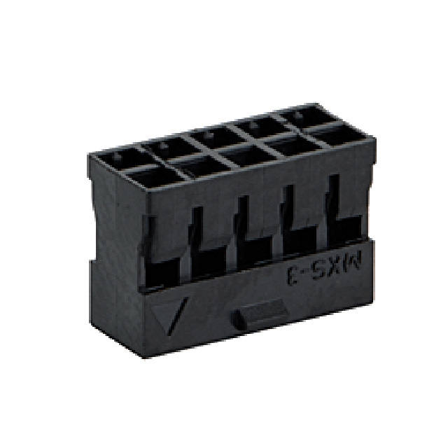 MOLEX 5110-1056, Position Rectangular Housing Connector Receptacle Black 0.079" (2.00mm)