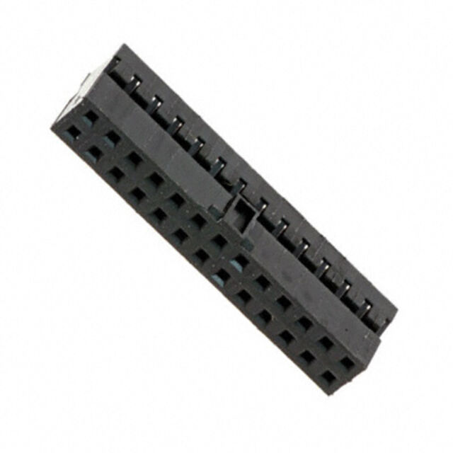90311-026LF, 26 Position Rectangular Housing Connector Receptacle Black 0.079" (2.00mm), Amphenol