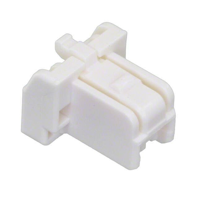 502578-0200, 2 Position Rectangular Housing Connector Plug Beige or White 0.059" (1.50mm), MOLEX