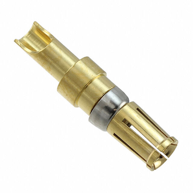 172704-0155, D-Sub Contact Female Socket Gold 12-16 AWG Solder Cup Machined, MOLEX