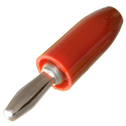 108-0302-001, Banana Plug Connector Standard Banana Solderless Red, Cinch Connectivity Solutions Johnson