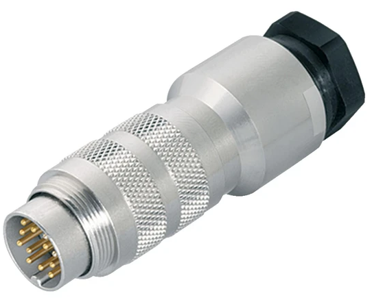 99-5695-15-24, M16 IP67 Male cable connector, Contacts: 24, 6.0-8.0mm, shieldable, solder, UL, BINDER