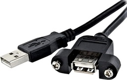 USB /  Câbles pour montage sur panneaux