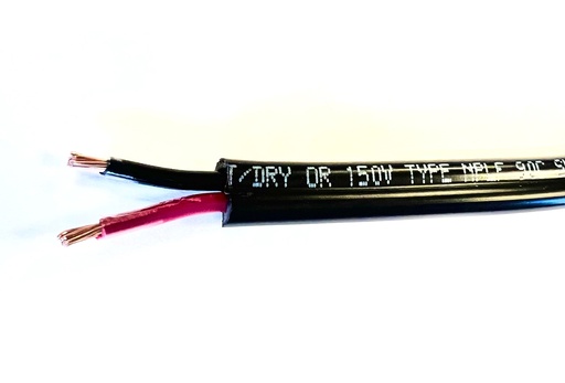 [ZBE-27080A] TRAY CBL 2 COND 14AWG BLK FLAT