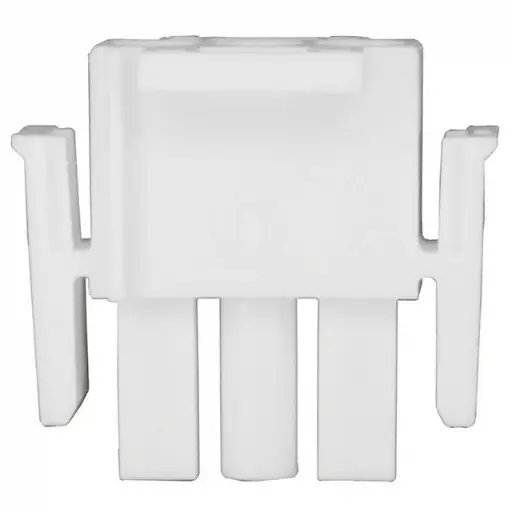 [ZAM-350766-1] UNIV M&L (94V-0), 3 Position Housing Connector Plug White
