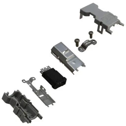 [ZMX-55100-0670] 55100-0670,  Molex, 6 Position Serial I/O Plug Connector Solder Free Hanging (In-Line)