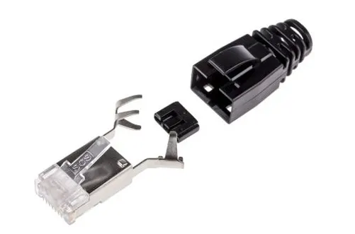 [ZST-SS-39200-011] STEWART CAT6A RJ45 SHLD W/BOOT 28AWG
