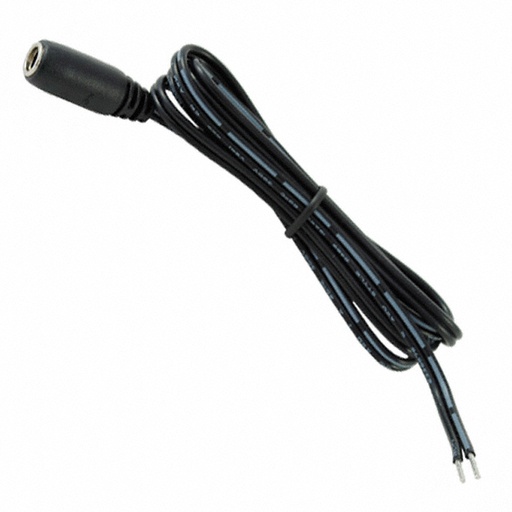 [ZTY-10-01096] DC POWER JACK 18AWG 2.1mm 3'
