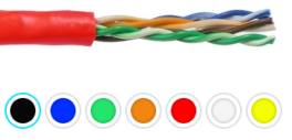 CAT5e COBRA câble en vrac solide 24AWG UTP FT4 CMR - 1000pds
