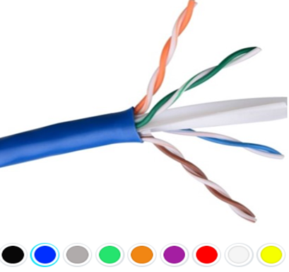 CAT6 (550MHz) Solid UTP 23AWG CMR