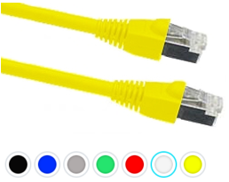CAT5e Shielded Solid Patch Cables Snagless