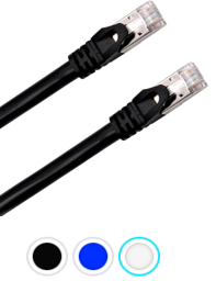 Câbles de raccord blindé Cat8 S/FTP 40G 24AWG Riser CMR