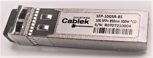 [SFP+/10GSR850-CIS] Media converter 10Gbase-SR SFP+ 850nm Multimode LC Transceiver, 300m & SFP