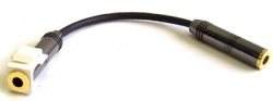[WPIN-TRS] 1/4" (TRS) Stereo WRaw materials Plate Insert - Female to female