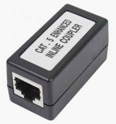 [RJ45ES-FF] CAT5e RJ45 Female/Female Shielded In Line Extention Coupler