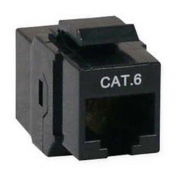 [RJ45E6-FF-PM] CAT6 RJ45 Female/Female Panel mount