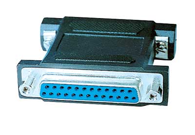 [NM-FF] DB25 Null modem Adapters, Female-Female