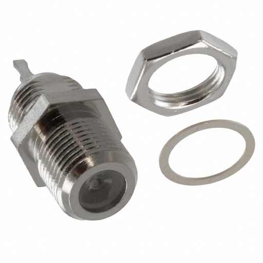 [FCON-FSCH] Female Solder Chassis Mount 75 Ohm Connector