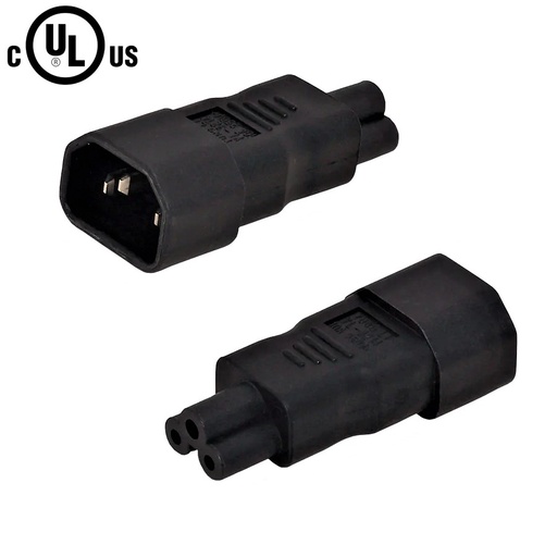 [PCA-C14/C5-A] IEC C14 to IEC C5 Power Adapter