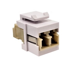 [WPIN-LC] LC to LC Keystone Wall Plate Insert- Multimode 62.5u Duplex