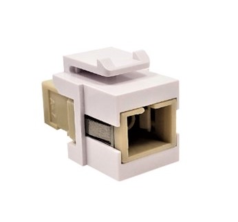 [WPIN-SC] SC/SC Keystone Wall Plate Insert - Multimode 62.5u Simplex