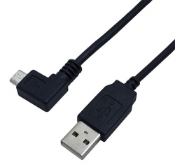 Câble USB2.0, A droit à Micro B angle côté droit