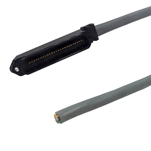 Telco 50 25 Pair Cat3 90-Degree Male to Blunt